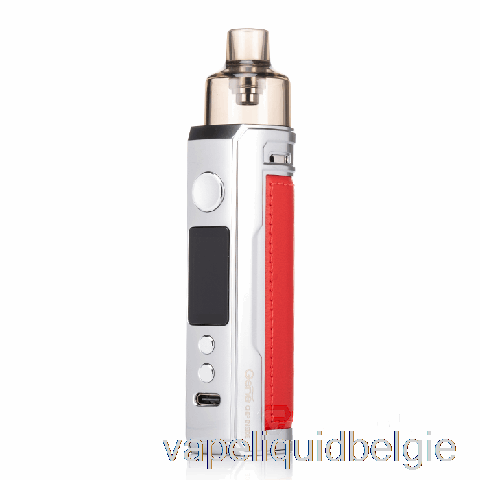 Vape België Voopoo Drag X 80w Pod Mod Kit Zilver Rood